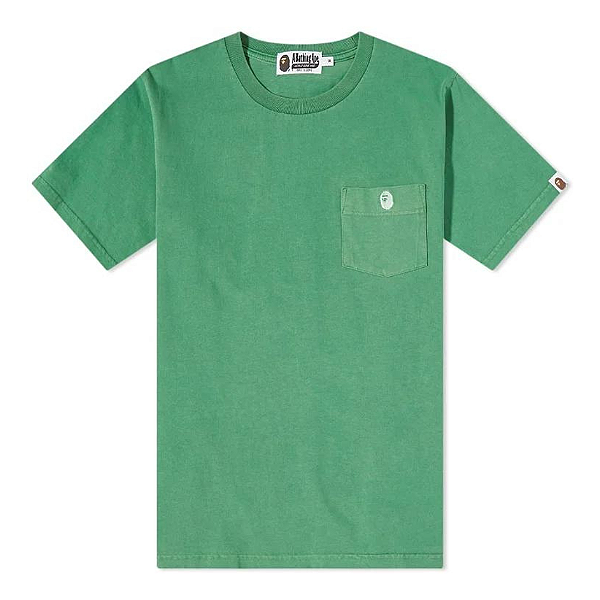 BAPE - Camiseta A Bathing Ape One Point Pocket "Verde" -NOVO-