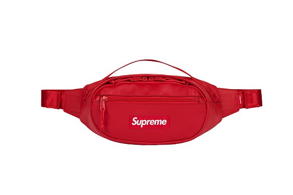 SUPREME - Pochete Waist Leather "Vermelho" -NOVO-