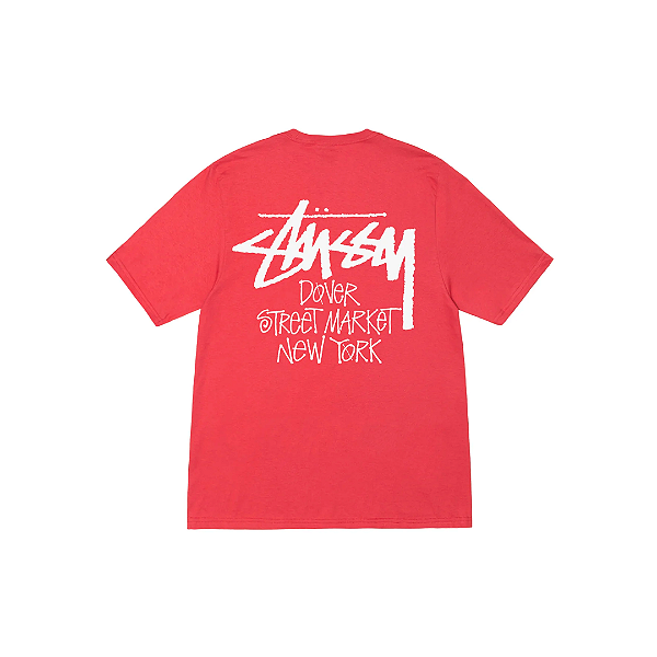 STUSSY x DOVER STREET MARKET - Camiseta Stock New York "Pepper" -NOVO-