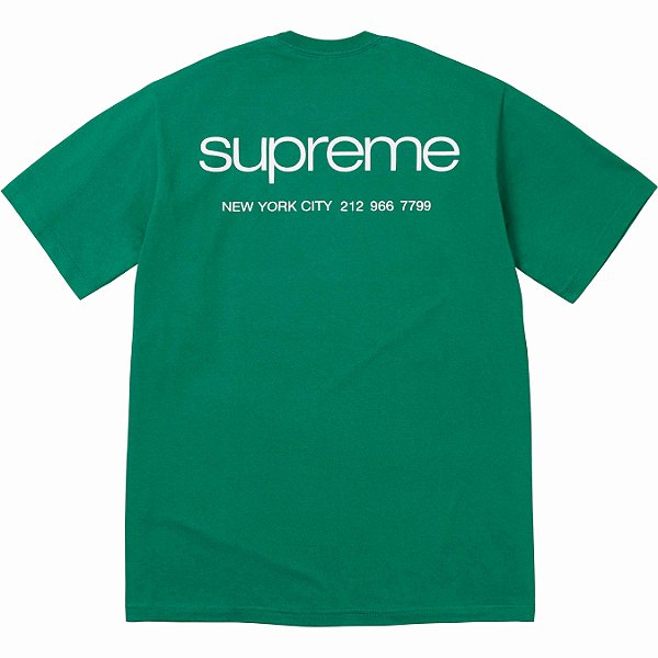 SUPREME - Camiseta NYC "Verde" -NOVO-