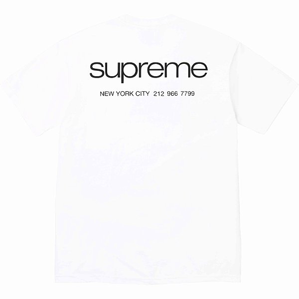 SUPREME - Camiseta NYC "Branco" -NOVO-