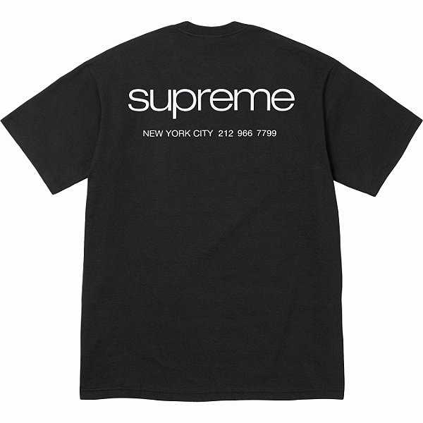 SUPREME - Camiseta NYC "Preto" -NOVO-