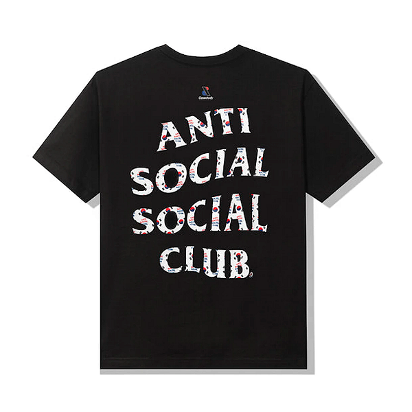 ANTI SOCIAL SOCIAL CLUB x CASE STUDY - Camiseta Flag "Preto" -NOVO-