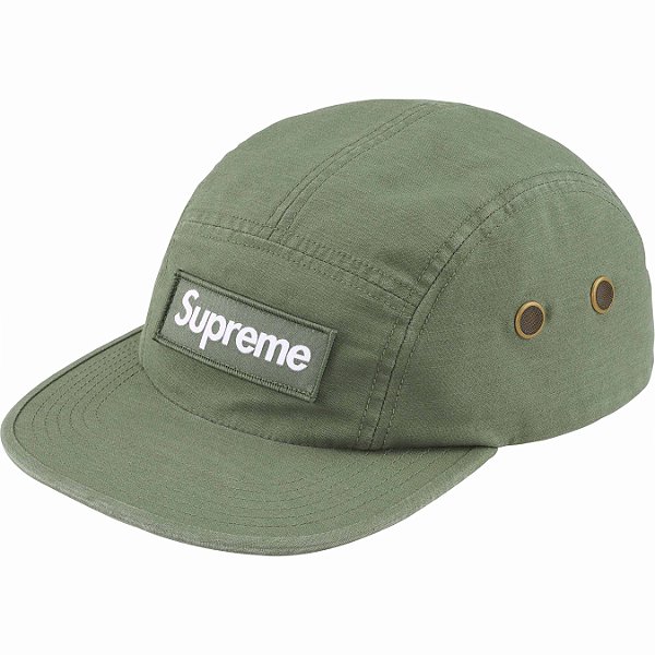 SUPREME - Boné Military Camp FW23 "Olive" -NOVO-