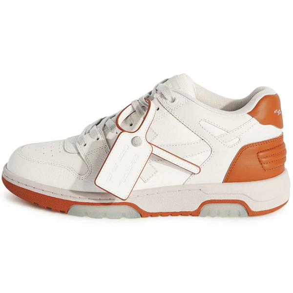 OFF-WHITE - Out Of Office 000 Low "Brown/White" -NOVO-