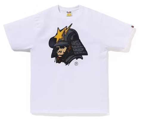 BAPE - Camiseta General Kabuto "Branco" -NOVO-