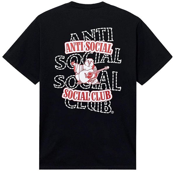 ANTI SOCIAL SOCIAL CLUB x TRUE RELIGION - Camiseta Anti-Truth Premium "Preto" -NOVO-