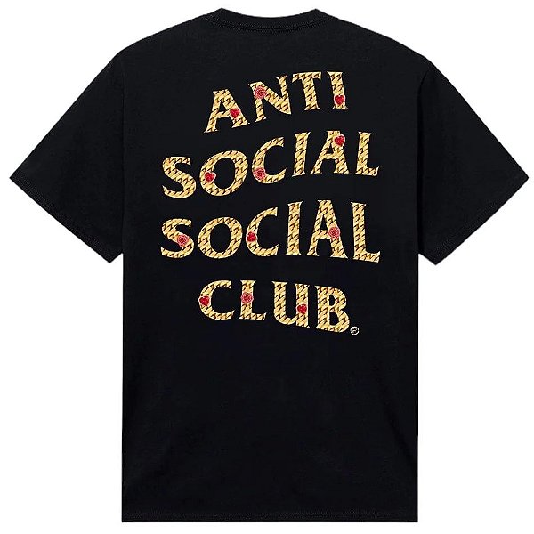 ANTI SOCIAL SOCIAL CLUB - Camiseta Charming "Preto" -NOVO-