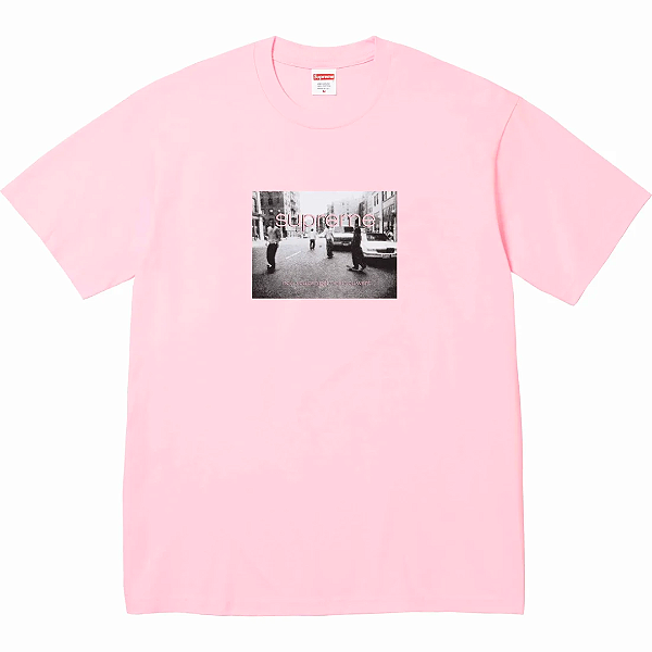 SUPREME - Camiseta Crew 96 "Rosa" -NOVO-