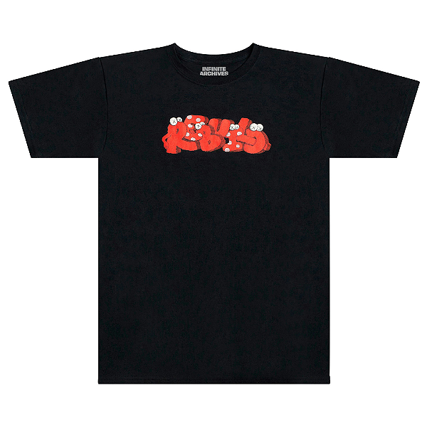 KAWS x INFINITE ARCHIVES - Camiseta Rebuild "Preto" -NOVO-