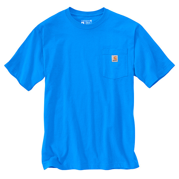 CARHARTT - Camiseta Pocket Loose Fit "Blue Glow" -NOVO-