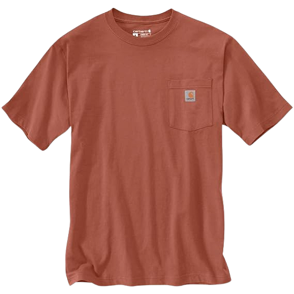 CARHARTT - Camiseta Pocket Loose Fit "Terracotta Orange" -NOVO-