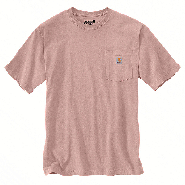 CARHARTT - Camiseta Pocket Loose Fit "Ash Rose" -NOVO-