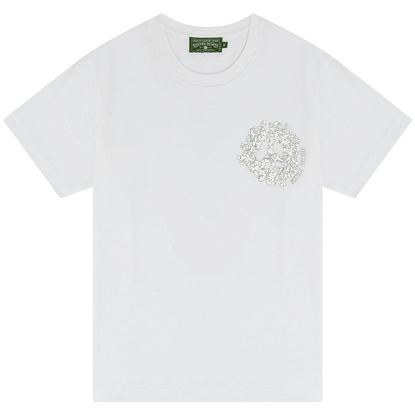 DENIM TEARS - Camiseta University "Branco" -NOVO-