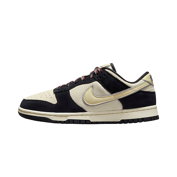 NIKE - Dunk Low LX "Black Suede/Team Gold" -NOVO-