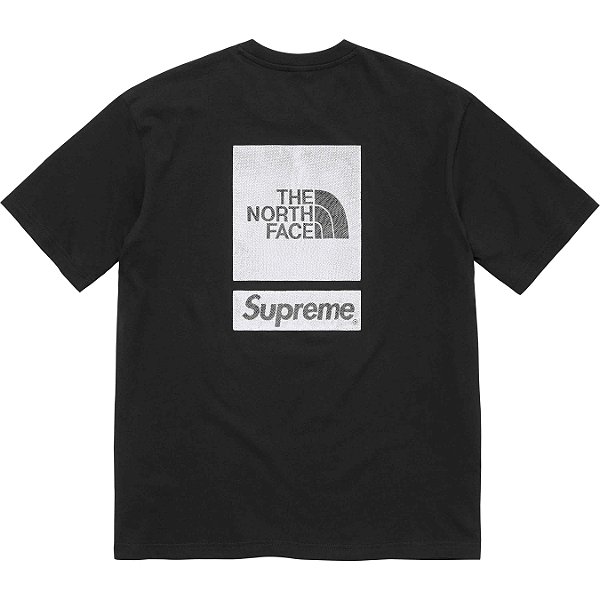 SUPREME x THE NORTH FACE - Camiseta "Preto" -NOVO-