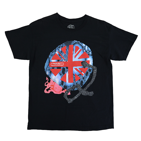 TRAVIS SCOTT - Camiseta 02 Live Union Jack "Preto" -NOVO-