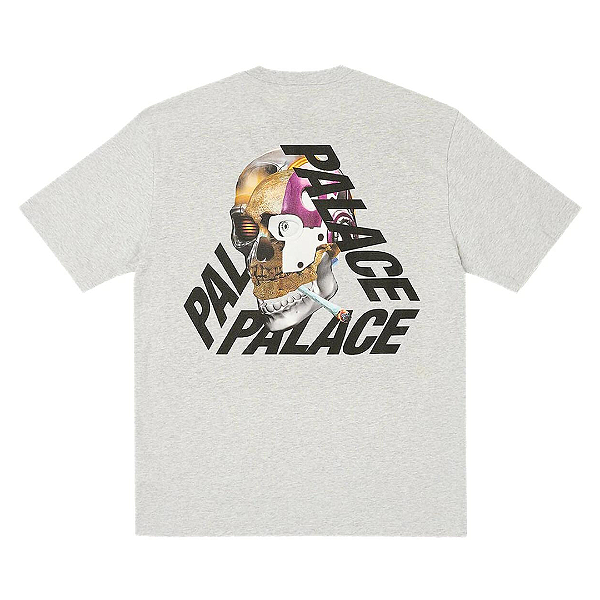 PALACE - Camiseta Baked P-3  "Cinza" -NOVO-