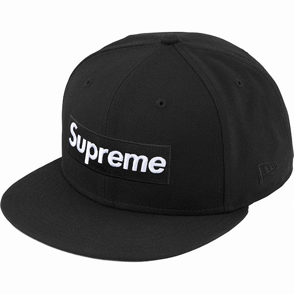 SUPREME X NEW ERA - Boné Sharpie Box Logo Fitted "Preto" -NOVO-