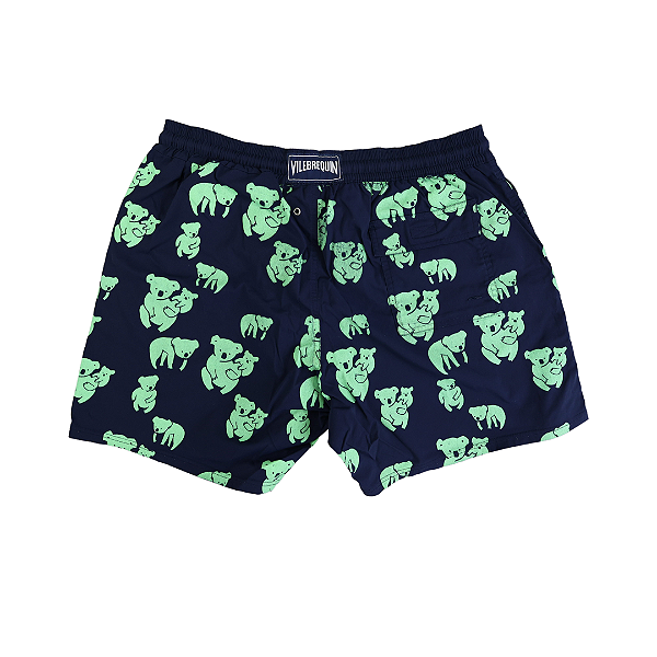 VILLEBREQUIN - Bermuda Koala Print "Azul Marinho" -USADO