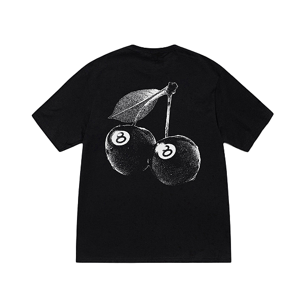 STUSSY - Camiseta Cherries "Preto" -NOVO-