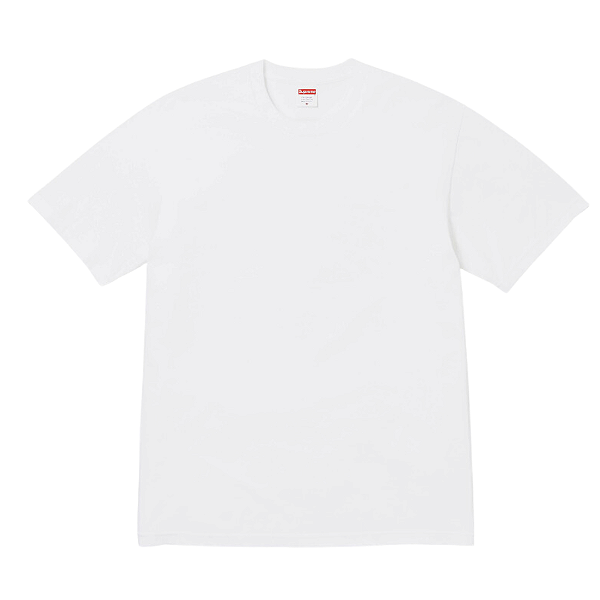 SUPREME - Camiseta Backwards "Branco" -NOVO-