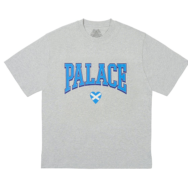 PALACE - Camiseta Squad "Cinza" -NOVO-