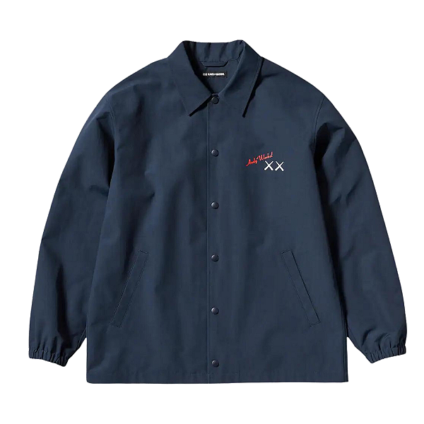 KAWS X UNIQLO X ANDY WARHOL - Jaqueta Coach Robot "Azul Marinho" -NOVO-