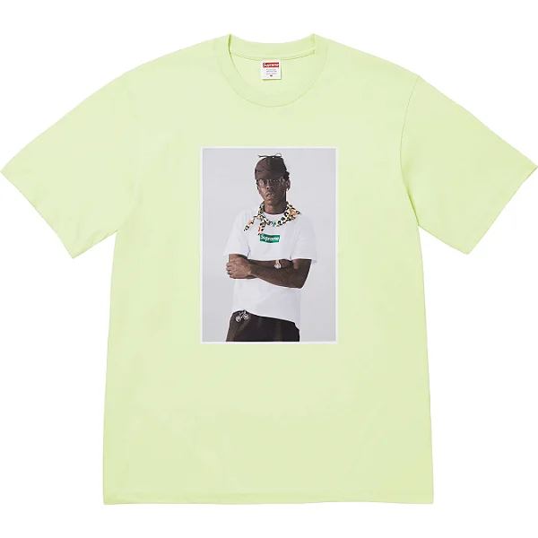 SUPREME - Camiseta Photo Tyler The Creator "Verde Limão" -NOVO-