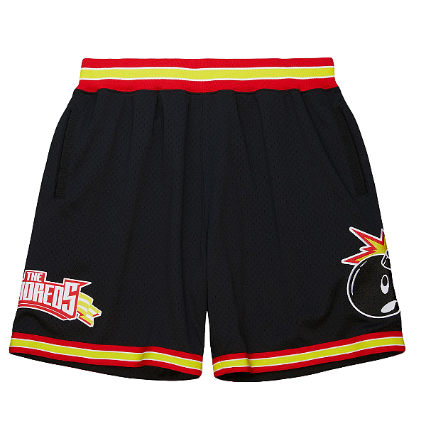 MITCHELL & NESS x THE HUNDREDS - Bermuda "Preto" -NOVO-