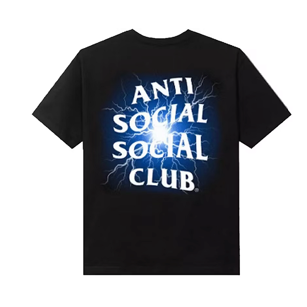 ANTI SOCIAL SOCIAL CLUB - Camiseta Glow In The Dark Pain "Preto" -NOVO-