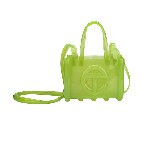 MELISSA x TELFAR - Bolsa Small Jelly Shopper II "Verde Limão" -NOVO-