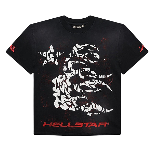 HELLSTAR - Camiseta Thorn "Preto/Vermelho" -NOVO-