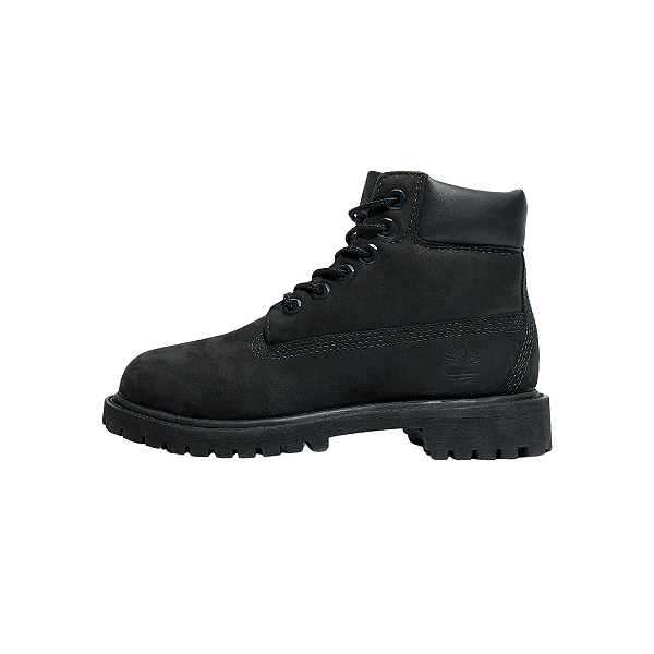 TIMBERLAND - Premium 6" Inch Boot Waterproof Kids "Black Nubuck" -NOVO-