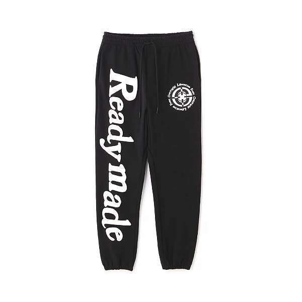 READYMADE - Calça de Moletom Copyright Liberation Front "Preto" -NOVO-