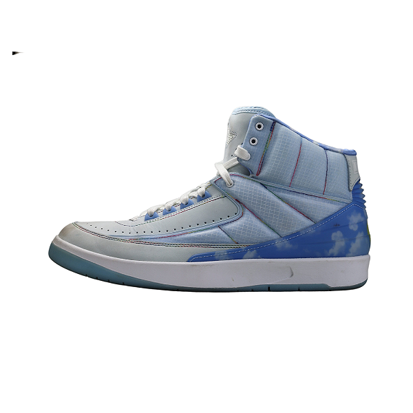 NIKE x J BALVIN - Air Jordan 2 Retro "Celestine Blue" -USADO-