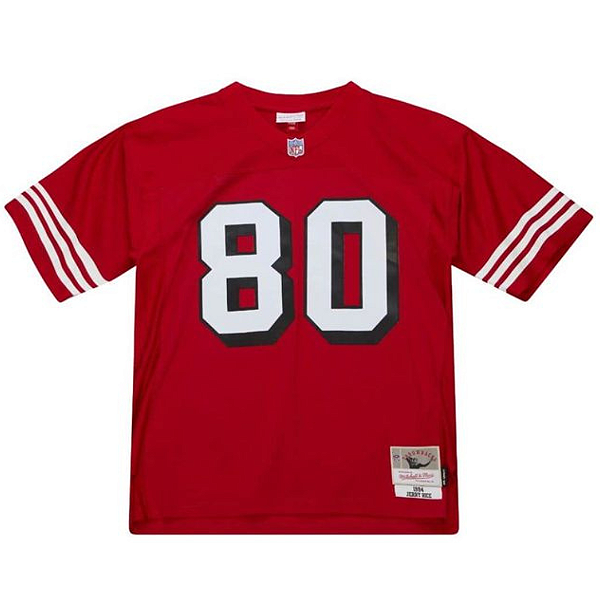 MITHCELL& NESS - Camiseta Jersey NFL Legacy San Francisco 46Ers 1994 Jerry Rice "Vermelho" -NOVO-
