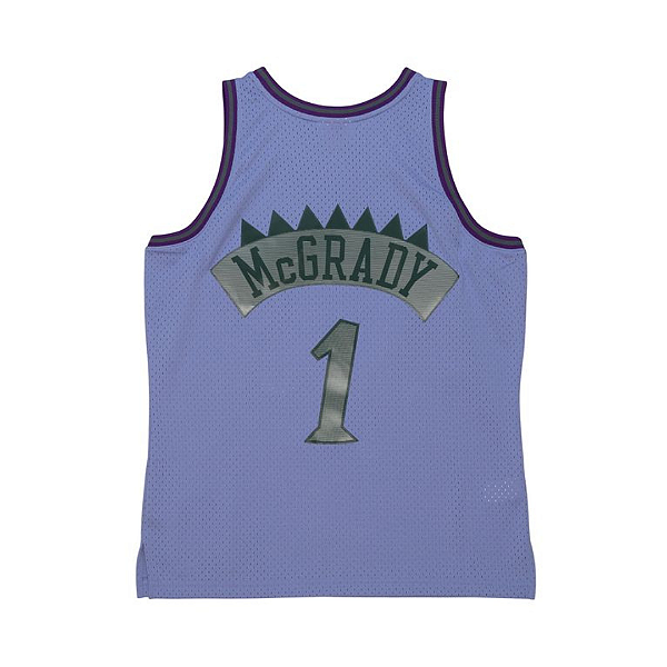 MITCHELL & NESS - Regata Jersey Space Knit Swingman Toronto Raptors 1998-99 Tracy McGrady "Lilás" -NOVO-