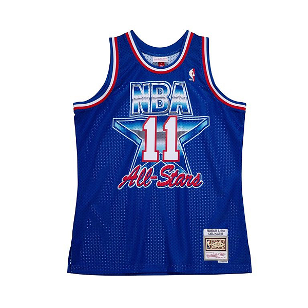 MITCHELL & NESS - Regata Jersey All Star West 1992-93 Karl Marlone "Azul Royal" -NOVO-