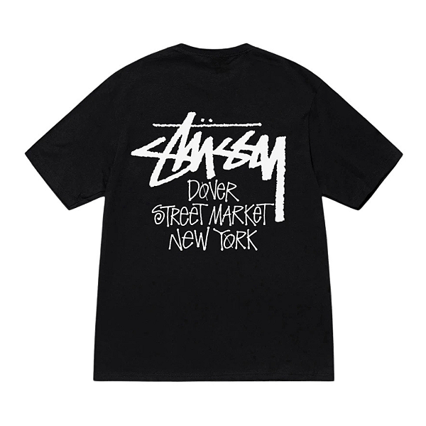 STUSSY x DOVER STREET MARKET - Camiseta New York "Preto" -NOVO-