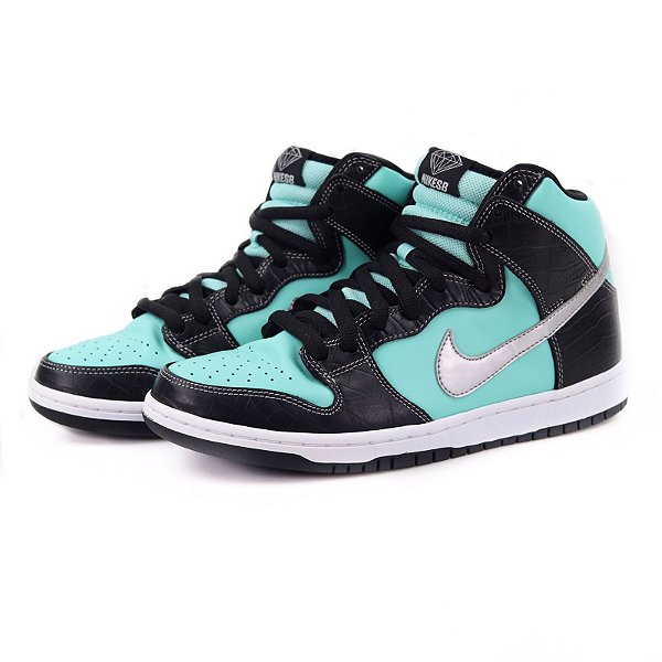 NIKE x DIAMOND SUPPLY CO. - SB Dunk High "Tiffany" -USADO-