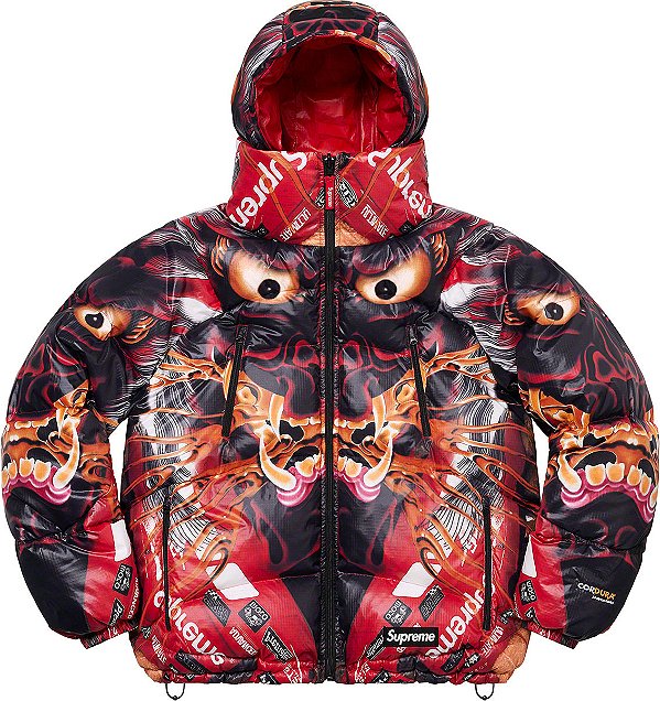 SUPREME - Jaqueta Puffer Reversible Featherweight Down "Vermelho" -NOVO-