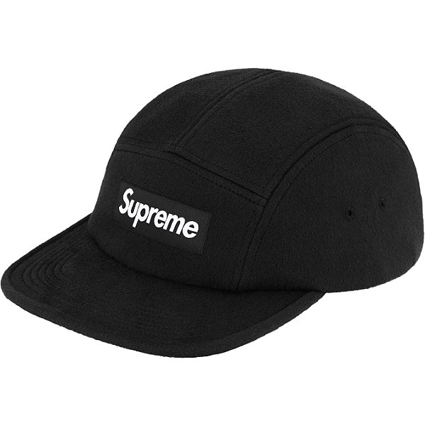 SUPREME  - Boné Wool Camp "Preto" -NOVO-