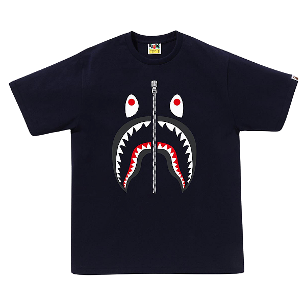 BAPE - Camiseta Shark Muske "Preto/Cinza" -NOVO-