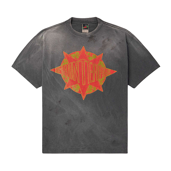 DENIM TEARS x SAINT MXXXXXX - Camiseta Saint Tears "Preto" -NOVO-