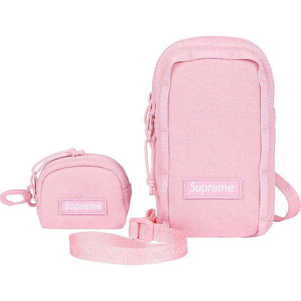 SUPREME - Bolsa Camera + Mini Bolsa "Rosa" -NOVO-