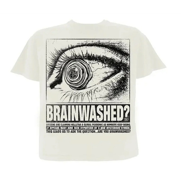 HELLSTAR - Camiseta Eyeball "Branco" -NOVO-