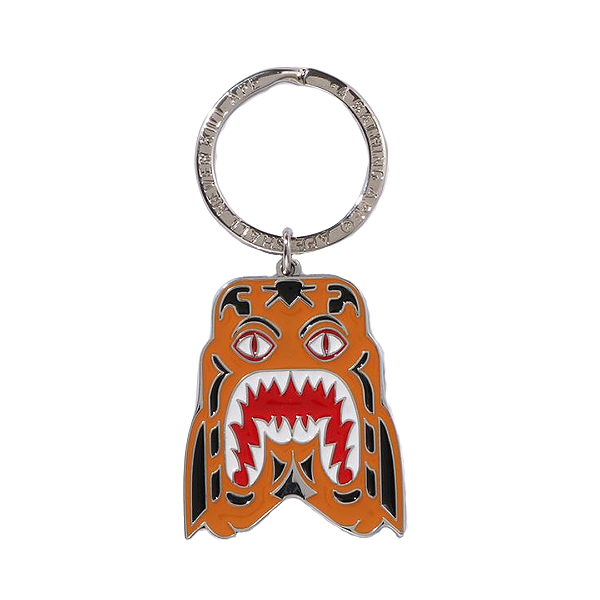 BAPE - Chaveiro Tiger Metal "Prata" -NOVO-