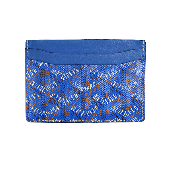 GOYARD - Porta Cartão Saint Sulpice "Blue Clair" -USADO-