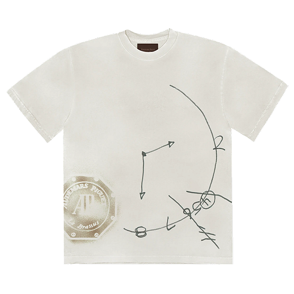 CACTUS JACK x AUDEMARS PIGUET - Camiseta Time Zones "Branco" -NOVO-
